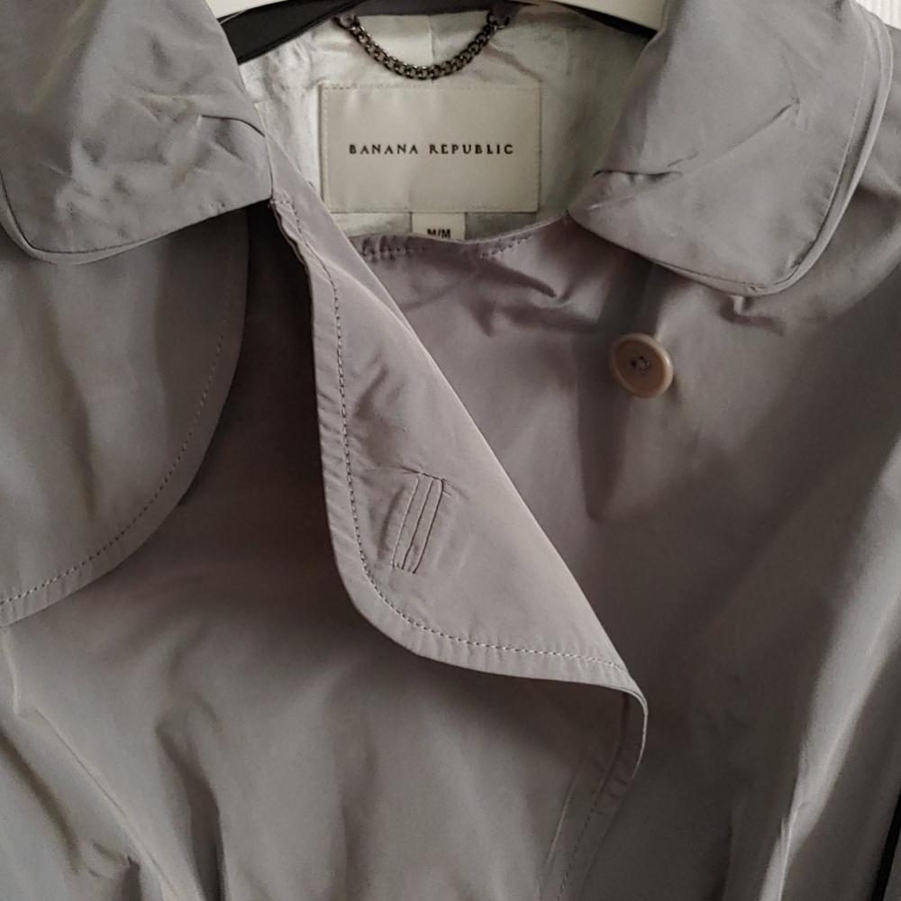 🔥Price Drop🔥🎉HP🎉 Banana Republic Belted Trench Coat - Picture 7 of 9